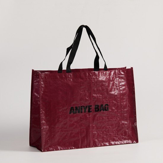Custom Large-Capacity PP Woven Tote Bag-Low Moq Fast Delivery