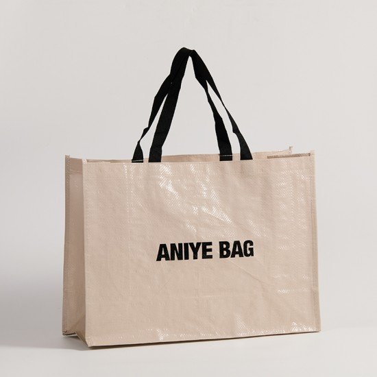 Custom Large-Capacity PP Woven Tote Bag-Low Moq Fast Delivery