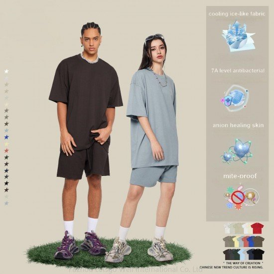 Customized T-shirt made of pure cotton plain weave street wear-Low Moq Fast Delivery