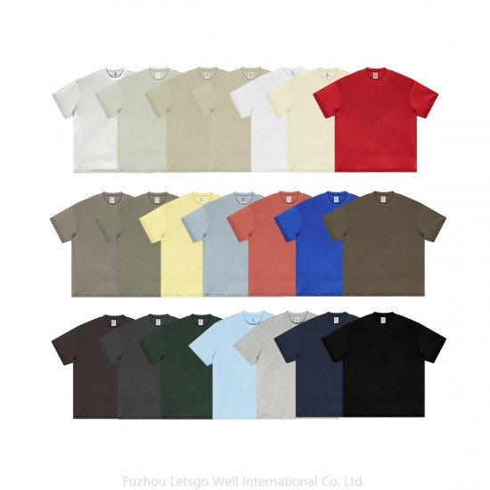 Customized T-shirt made of pure cotton plain weave street wear-Low Moq Fast Delivery