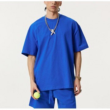 Customized T-shirt made of pure cotton plain weave street wear