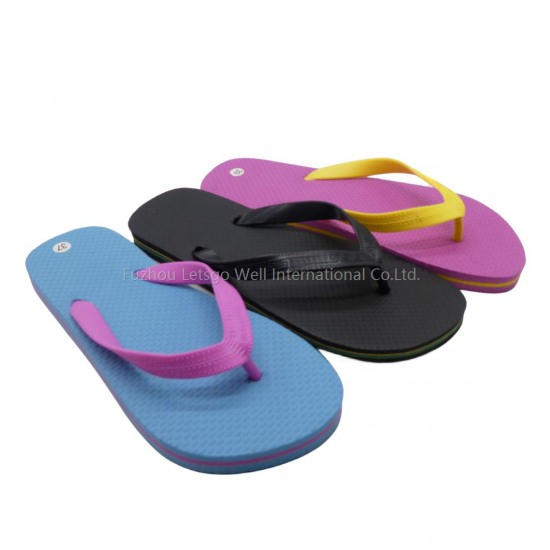 Custom PE PVC Flip Flops Unisex High Quality Anti-Slip with Logo-Low Moq Fast Delivery