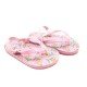 Kids Cute PE Flip Flops Thermal Transfer Print Custom Logo PVC Sliders-Low Moq Fast Delivery