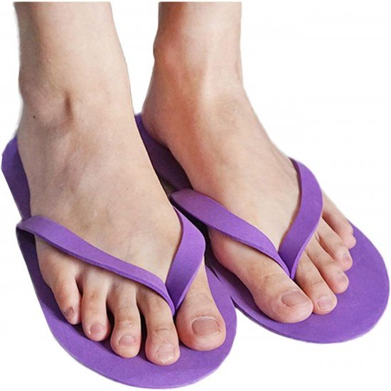 24 Pair Disposable EVA Pedicure Spa Slippers Anti-Slip Foam Flip Flops-Low Moq Fast Delivery