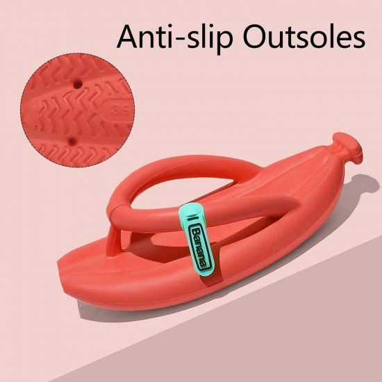 Banana Cloud Slides Flip Flops Unisex Non-Slip Summer Fruit Slippers-Low Moq Fast Delivery