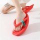 Banana Cloud Slides Flip Flops Unisex Non-Slip Summer Fruit Slippers-Low Moq Fast Delivery
