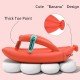 Banana Cloud Slides Flip Flops Unisex Non-Slip Summer Fruit Slippers-Low Moq Fast Delivery