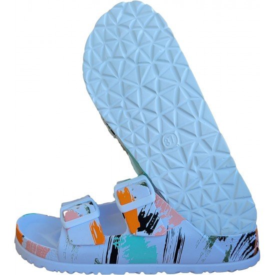 EVA Adjustable Double Buckle Slides Unisex Lightweight Non-Slip Waterproof-Low Moq Fast Delivery