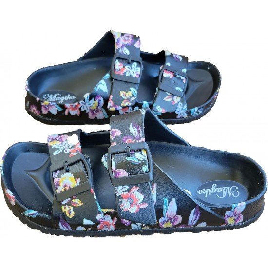 EVA Adjustable Double Buckle Slides Unisex Non-Slip Waterproof-Low Moq Fast Delivery