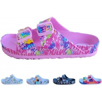 EVA Adjustable Double Buckle Slides Unisex Non-Slip Waterproof