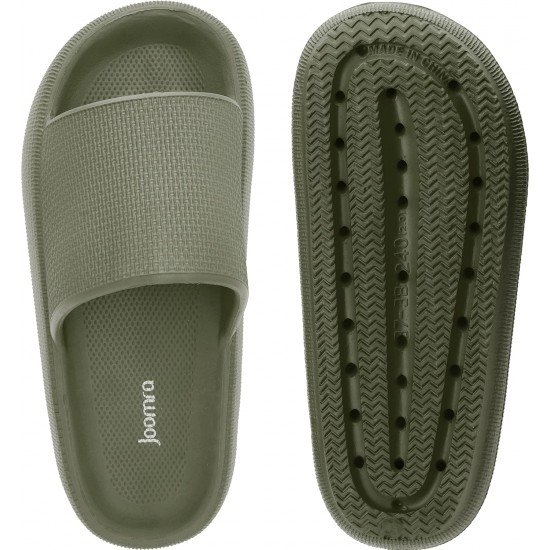 Mens EVA Pillow Slippers Non-Slip Quick Dry Shower Slides-Low Moq Fast Delivery