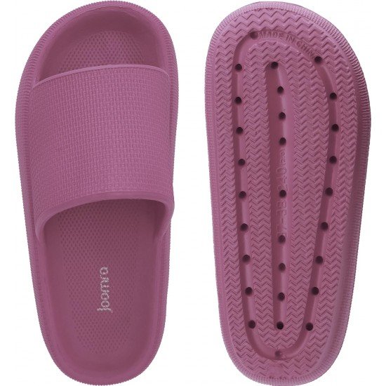 Mens EVA Pillow Slippers Non-Slip Quick Dry Shower Slides-Low Moq Fast Delivery