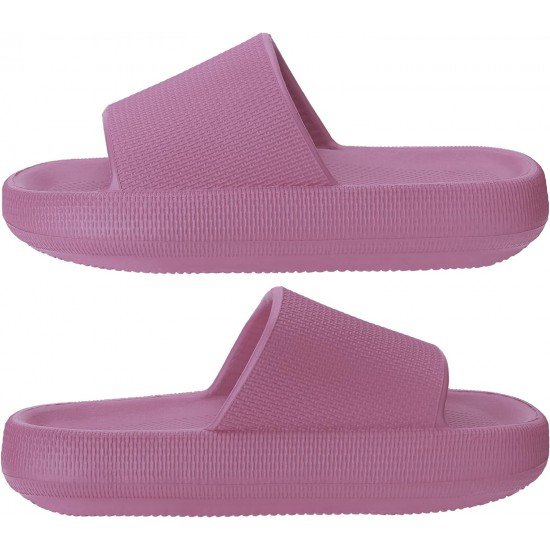 Mens EVA Pillow Slippers Non-Slip Quick Dry Shower Slides-Low Moq Fast Delivery