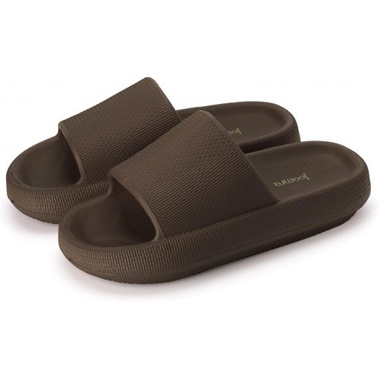 Mens EVA Pillow Slippers Non-Slip Quick Dry Shower Slides-Low Moq Fast Delivery