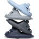 Shark Cloud Slides Unisex Novelty Non-Slip Thick Sole Summer Shower Sandals-Low Moq Fast Delivery