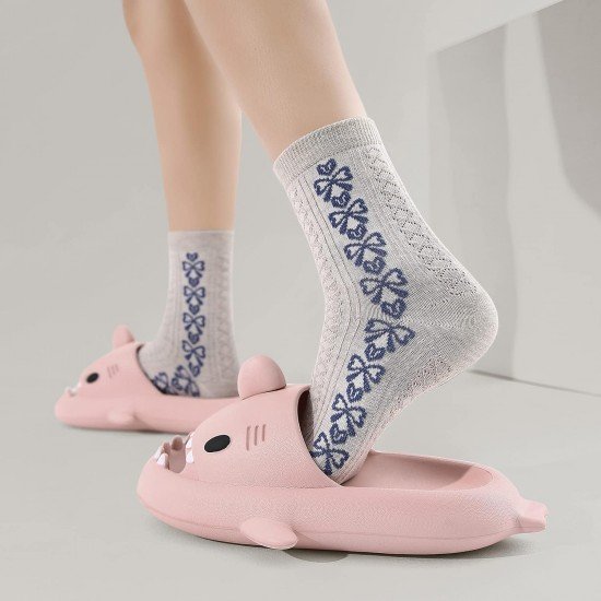 Shark Cloud Slides Unisex Novelty Non-Slip Thick Sole Summer Shower Sandals-Low Moq Fast Delivery