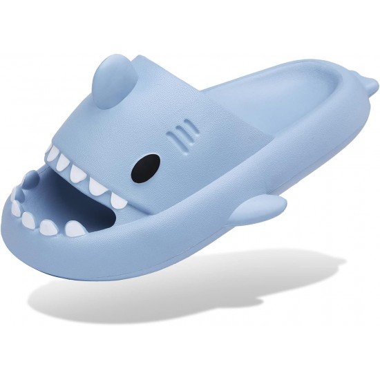 Shark Cloud Slides Unisex Novelty Non-Slip Thick Sole Summer Shower Sandals-Low Moq Fast Delivery