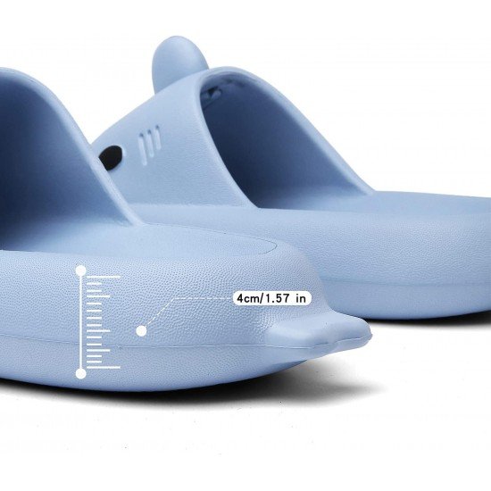 Shark Cloud Slides Unisex Novelty Non-Slip Thick Sole Summer Shower Sandals-Low Moq Fast Delivery