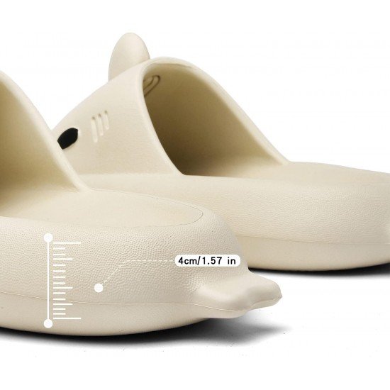 Shark Cloud Slides Unisex Novelty Non-Slip Thick Sole Summer Shower Sandals-Low Moq Fast Delivery
