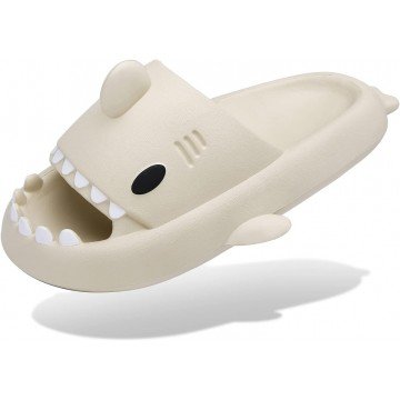 Shark Cloud Slides Unisex Novelty Non-Slip Thick Sole Summer Shower Sandals