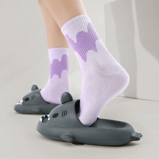 Shark Cloud Slides Unisex Novelty Non-Slip Thick Sole Summer Shower Sandals-Low Moq Fast Delivery