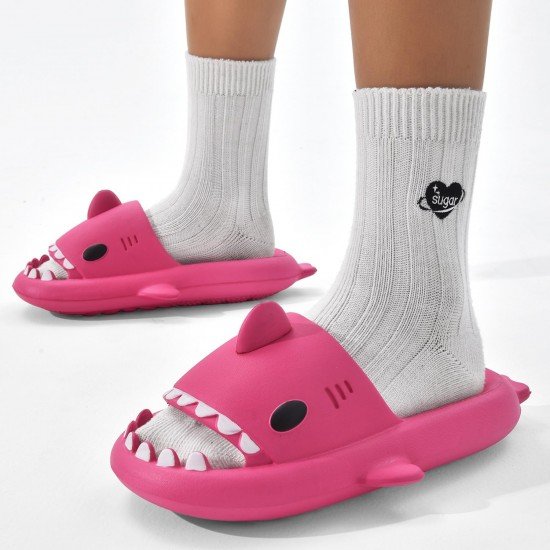 Shark Cloud Slides Unisex Novelty Non-Slip Thick Sole Summer Shower Sandals-Low Moq Fast Delivery