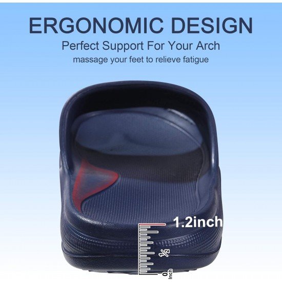 Soft Pillow Shower Slides Unisex Lightweight Non-Slip Bathroom Sandals-Low Moq Fast Delivery