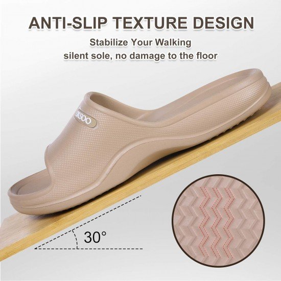 Soft Pillow Shower Slides Unisex Lightweight Non-Slip Bathroom Sandals-Low Moq Fast Delivery