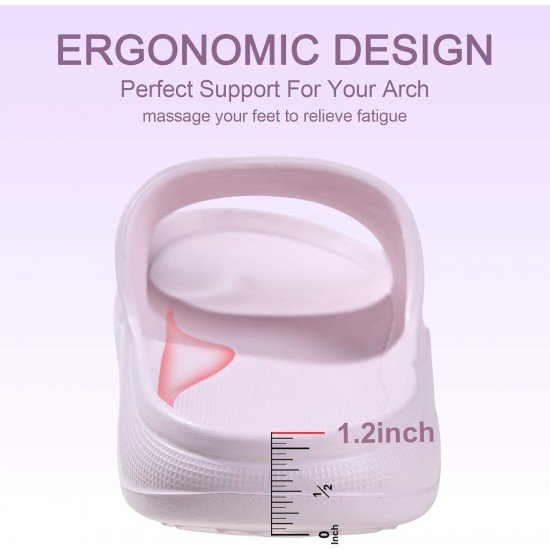 Soft Pillow Shower Slides Unisex Lightweight Non-Slip Bathroom Sandals-Low Moq Fast Delivery