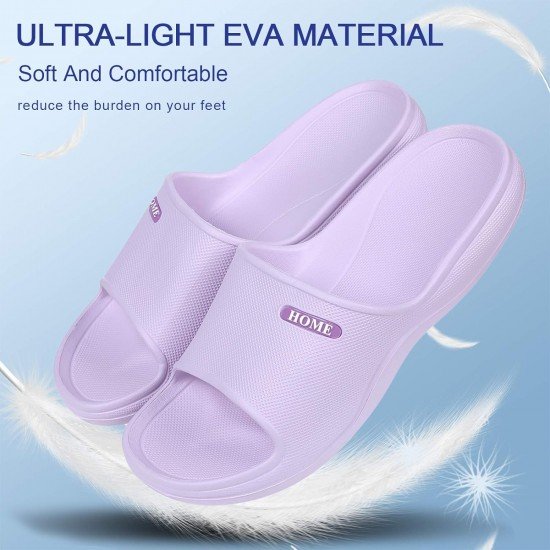 Soft Pillow Shower Slides Unisex Lightweight Non-Slip Bathroom Sandals-Low Moq Fast Delivery