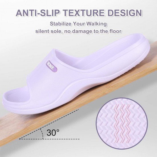 Soft Pillow Shower Slides Unisex Lightweight Non-Slip Bathroom Sandals-Low Moq Fast Delivery