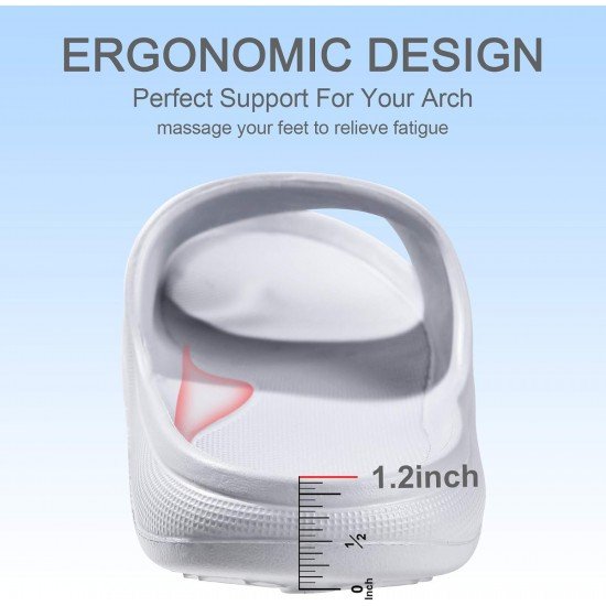 Soft Pillow Shower Slides Unisex Lightweight Non-Slip Bathroom Sandals-Low Moq Fast Delivery