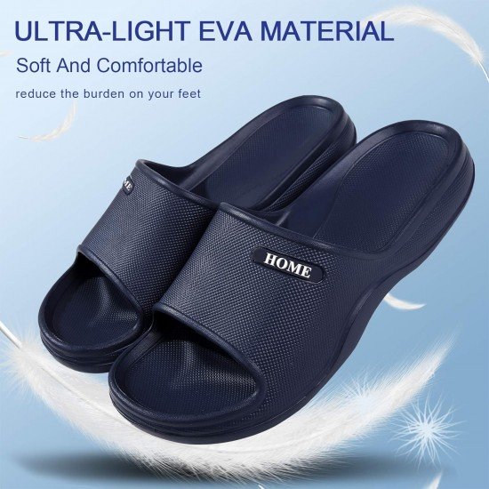 Soft Pillow Shower Slides Unisex Lightweight Non-Slip Bathroom Sandals-Low Moq Fast Delivery