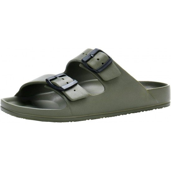 Temi Mens EVA Slides Adjustable Double Buckle Lightweight Waterproof-Low Moq Fast Delivery