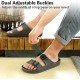 Temi Mens EVA Slides Adjustable Double Buckle Lightweight Waterproof-Low Moq Fast Delivery
