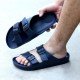 Temi Mens EVA Slides Adjustable Double Buckle Lightweight Waterproof-Low Moq Fast Delivery