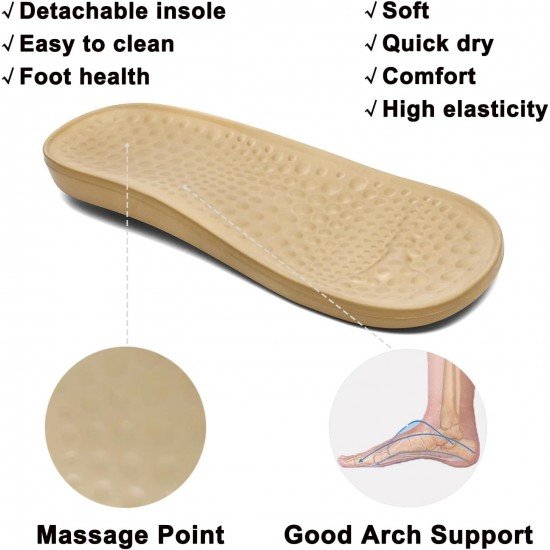 VZQ Unisex Arch Support Clogs Plantar Fasciitis Cushion Insoles-Low Moq Fast Delivery