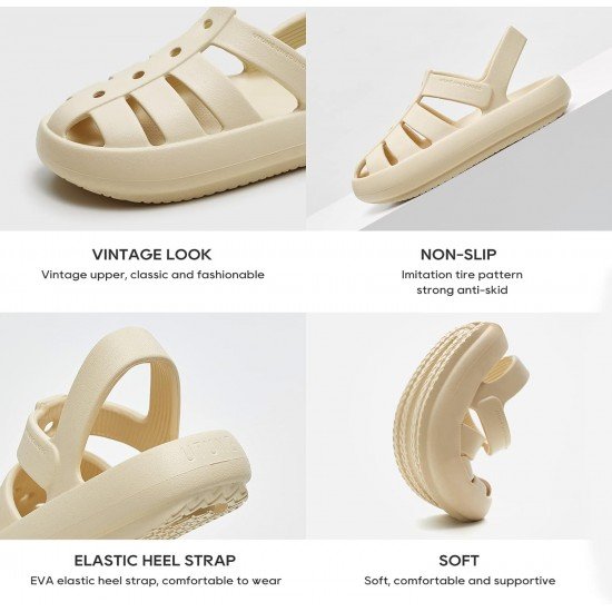 Womens EVA Roman Cloud Slides Soft Thick Sole Non-Slip Summer Sandals-Low Moq Fast Delivery