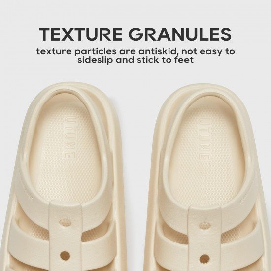 Womens EVA Roman Cloud Slides Soft Thick Sole Non-Slip Summer Sandals-Low Moq Fast Delivery