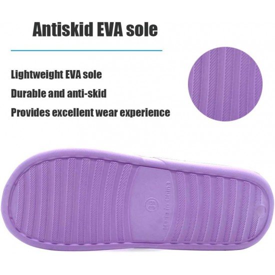 Womens Non-Slip Shower Bathroom Slippers House Dorm Shoes-Low Moq Fast Delivery
