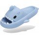 Men's and Women's Shark Slides Cloud Slippers Summer Novelty Open Toe Slide Sandals Anti-Slip Beach Pool Shower Shoes with Cushioned Thick Sole