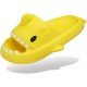 Men's and Women's Shark Slides Cloud Slippers Summer Novelty Open Toe Slide Sandals Anti-Slip Beach Pool Shower Shoes with Cushioned Thick Sole