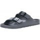 Temi Mens Slides Adjustable Slip on Sandals,Summer Beach Pool Shower EVA Sandals for Men,Double Buckle Lightweight Waterproof Comfy Bathroom Flat House Slippers for Men Size