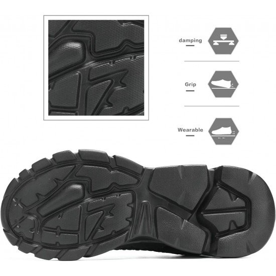 Men's Running Shoes Non Slip Shoes Breathable Lightweight Fashion Sneakers Slip Resistant Athletic Sports Walking Gym Work Shoes Men's Running Shoes Non Slip Shoes Breathable Lightweight Fashion Sneakers Slip Resistant Athletic Sports Walking Gym Work Shoes